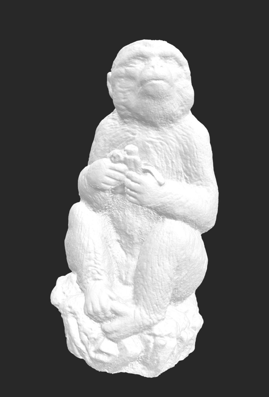 Monkey 3D print model_1