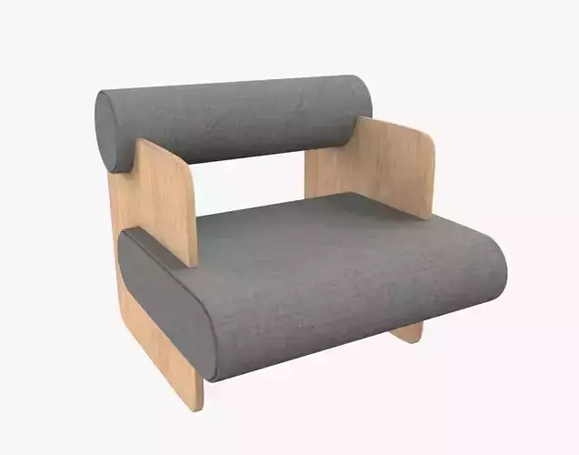 Armchair Chair Modern Linen