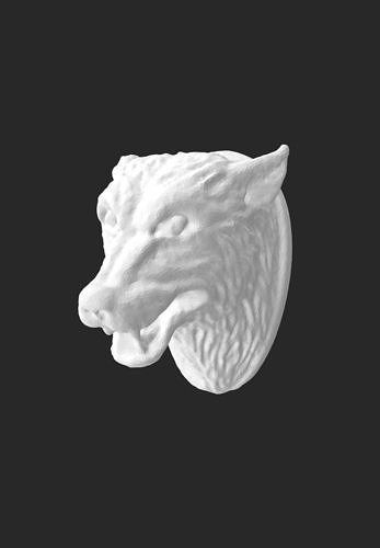 Wolf Head 3D print model