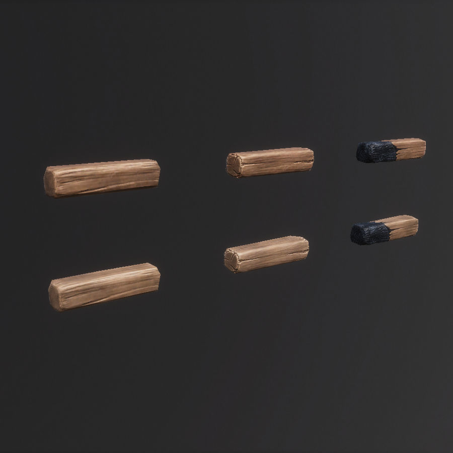 Environment Basic Components Game Assets Low-poly 3D model_35