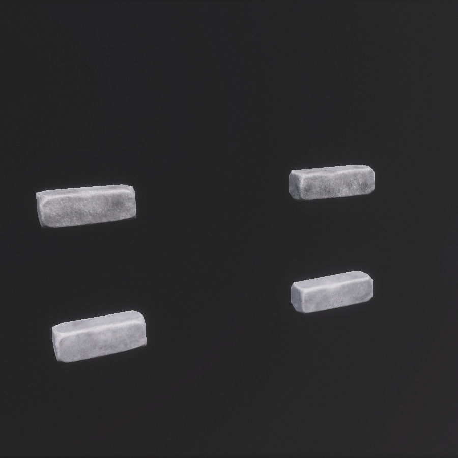 Environment Basic Components Game Assets Low-poly 3D model_22