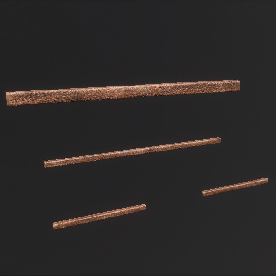 Environment Basic Components Game Assets Low-poly 3D model_32