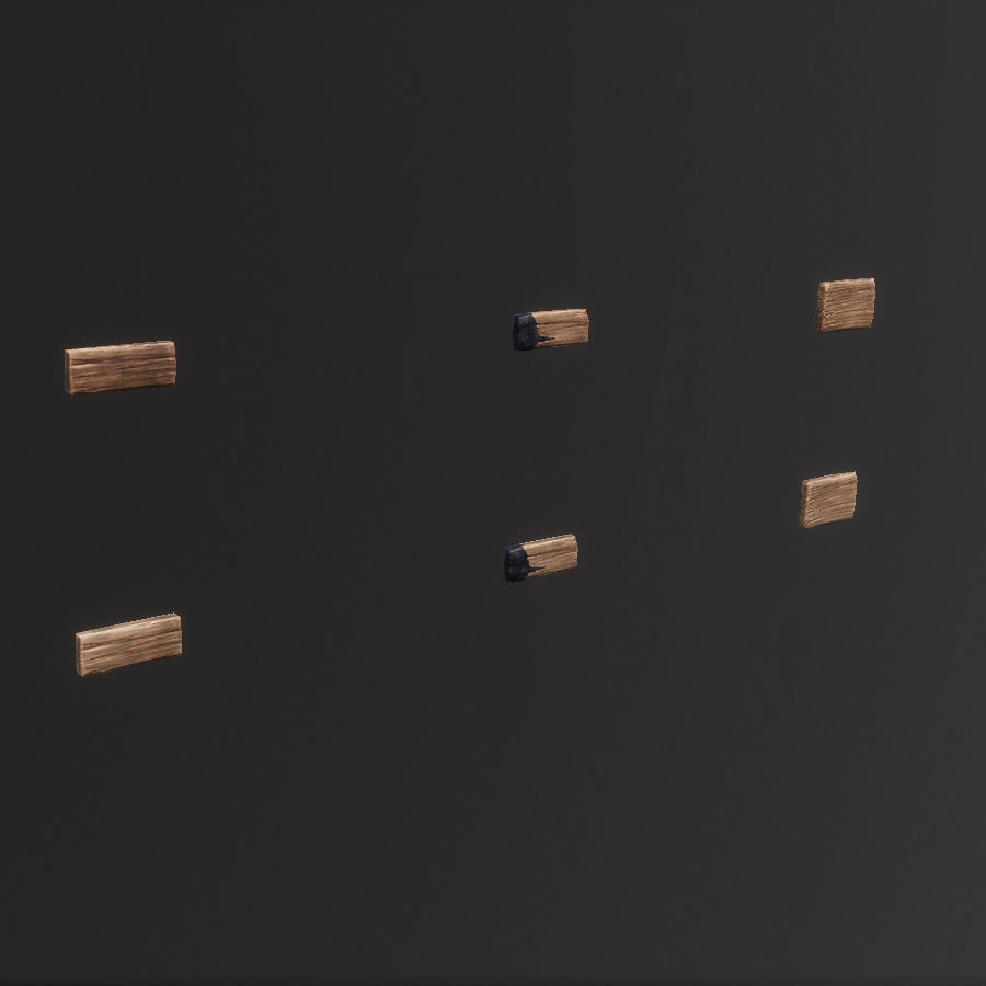 Environment Basic Components Game Assets Low-poly 3D model_5