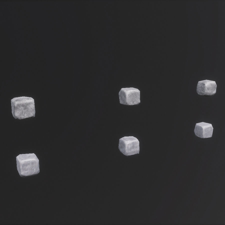 Environment Basic Components Game Assets Low-poly 3D model_11