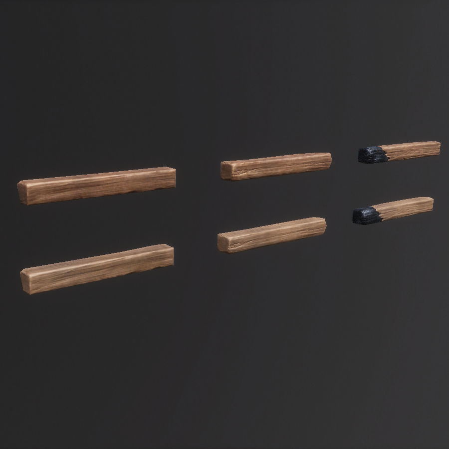 Environment Basic Components Game Assets Low-poly 3D model_1