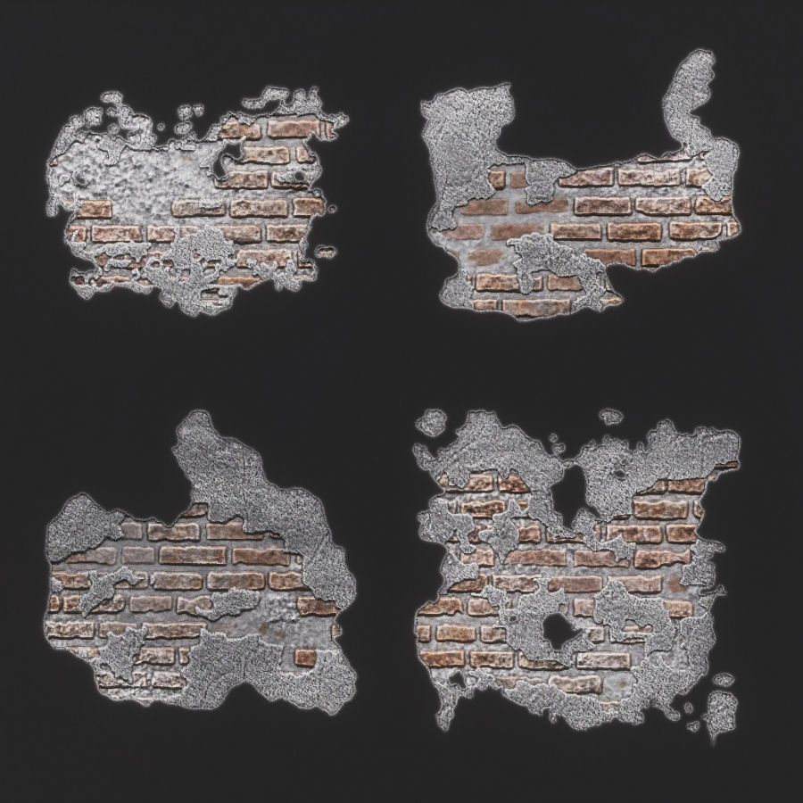 Environment Basic Components Game Assets Low-poly 3D model_28