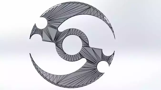 Cutter Steel blade 3D