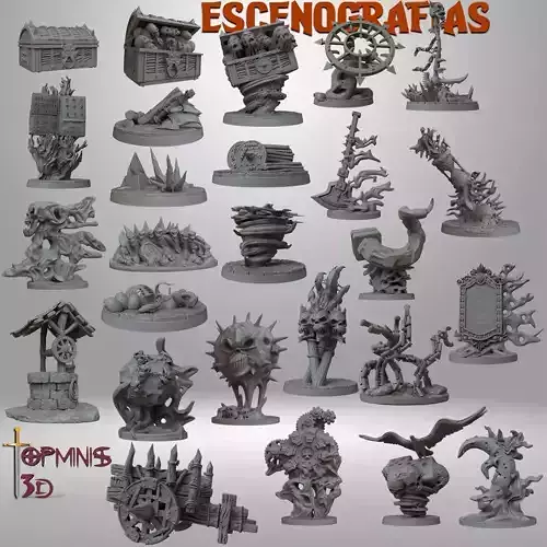 SCENARIOS FOR ROLE PLAYING GAMES 3D print model
