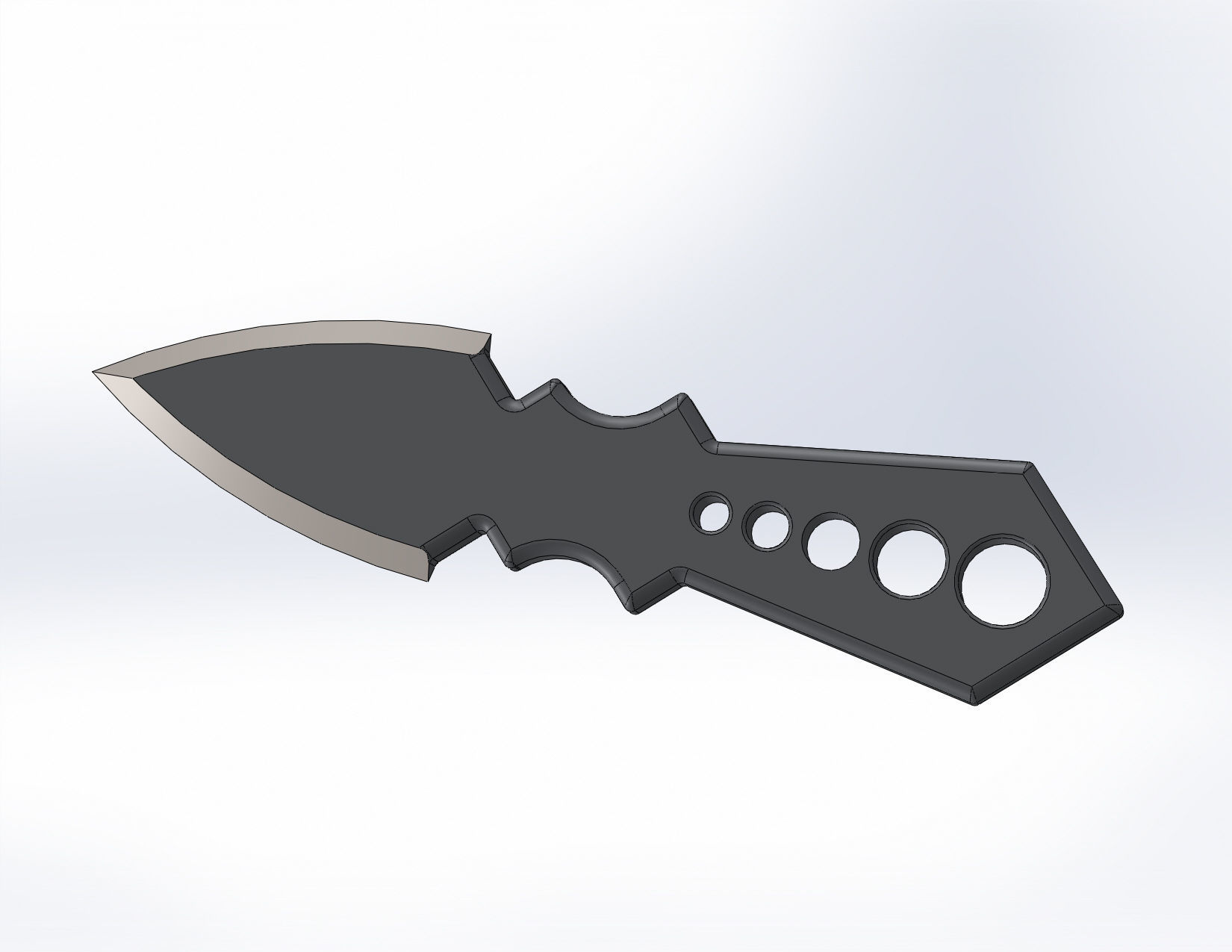 Diego Umbrella Academy Knife 3D print model_4