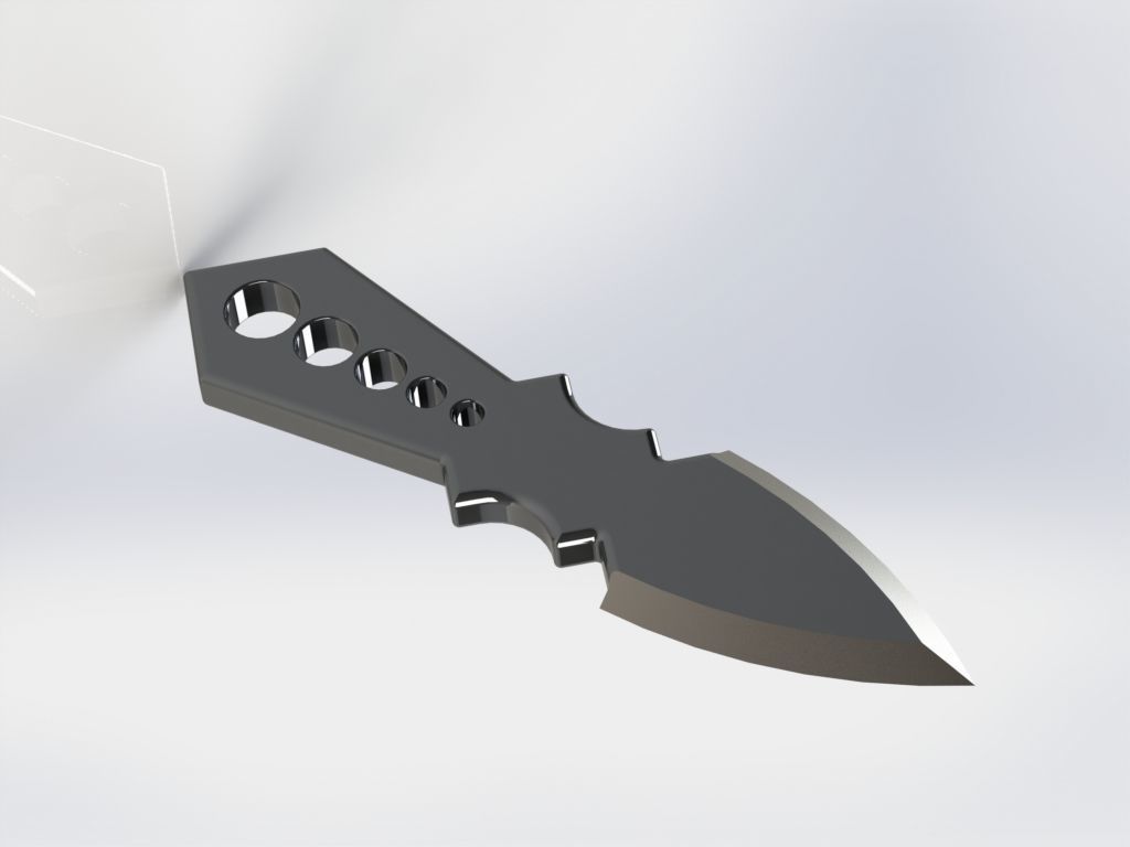 Diego Umbrella Academy Knife 3D print model_2