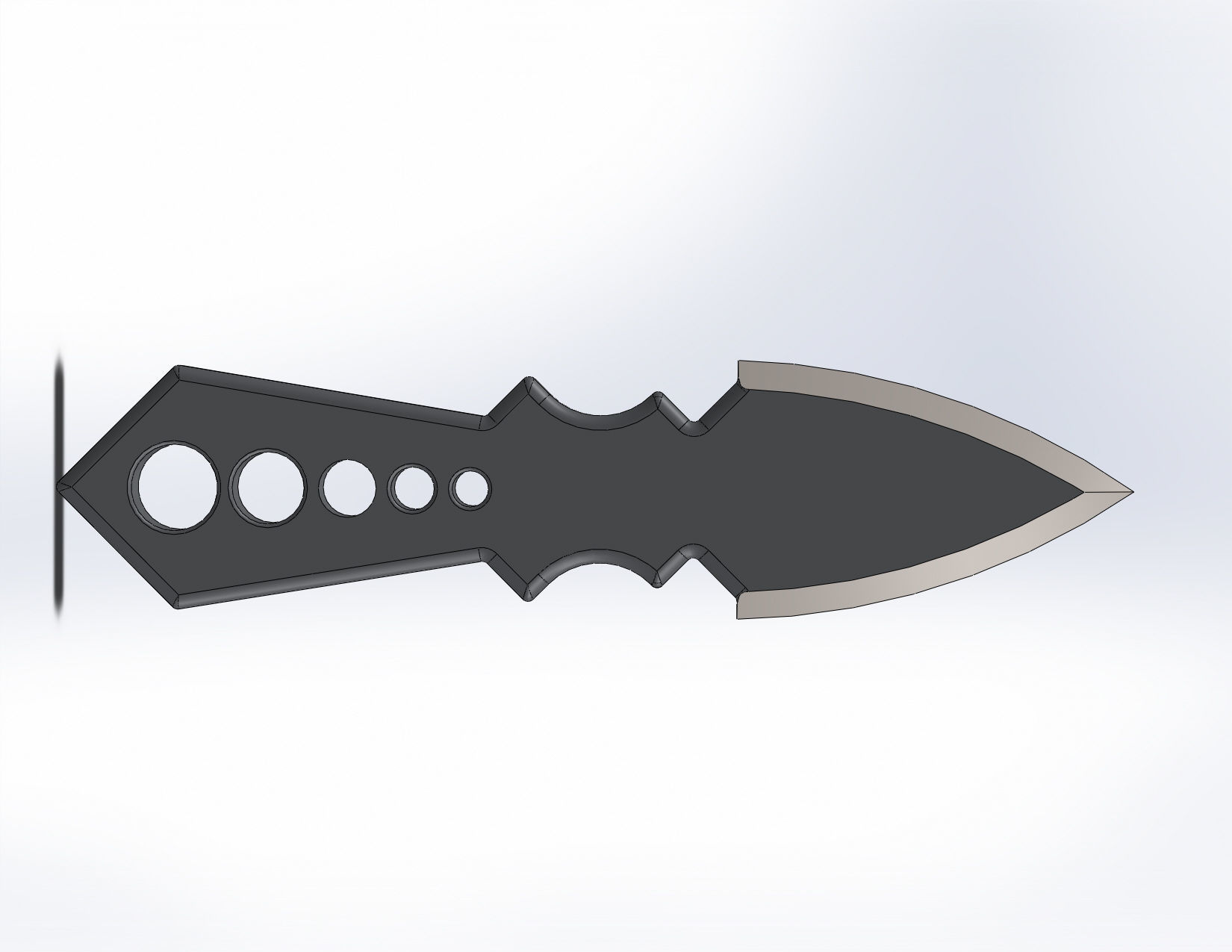 Diego Umbrella Academy Knife 3D print model_1