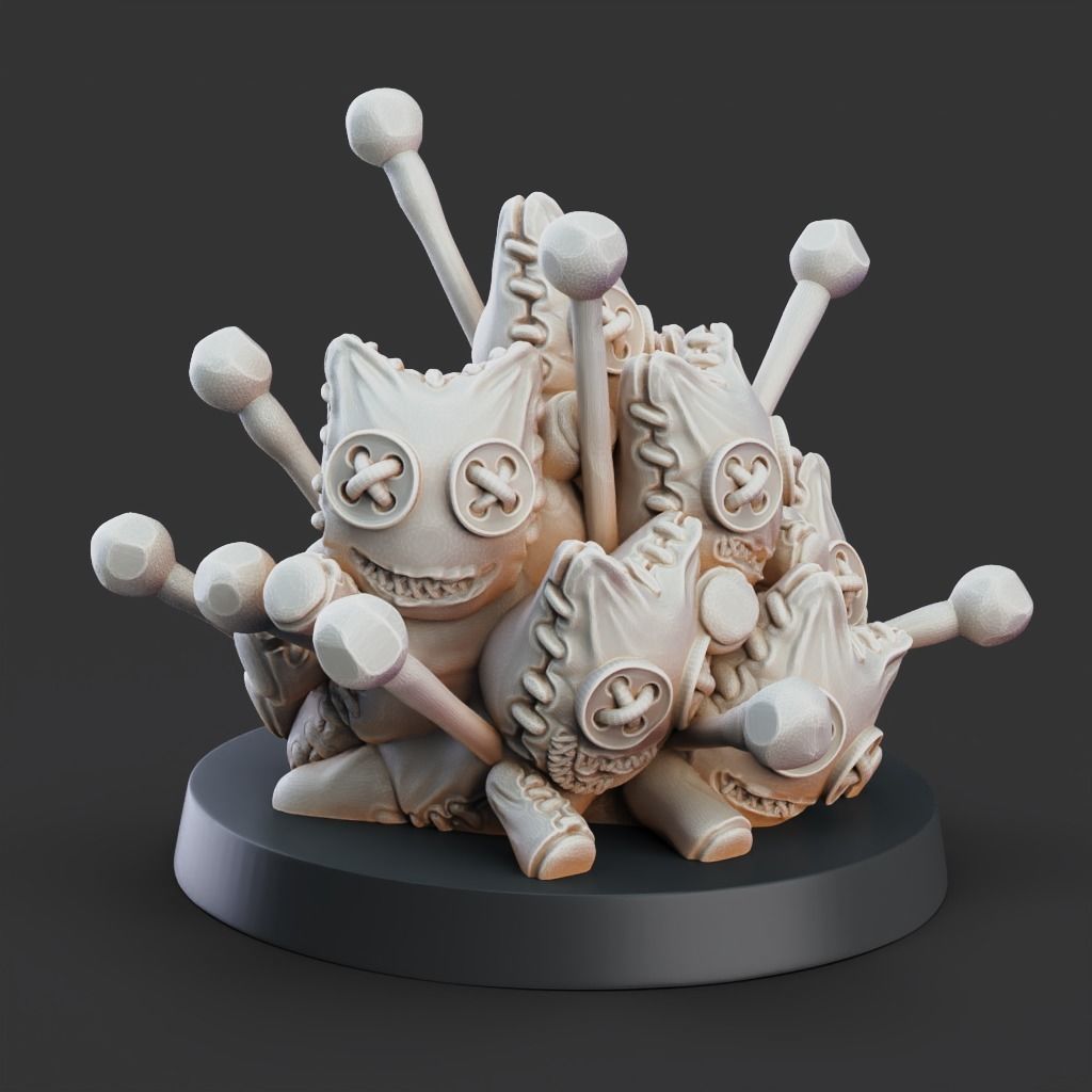 Doll Pile - 3D Printable TTRPG - PRESUPPORTED - 32mm Scale 3D print model_8