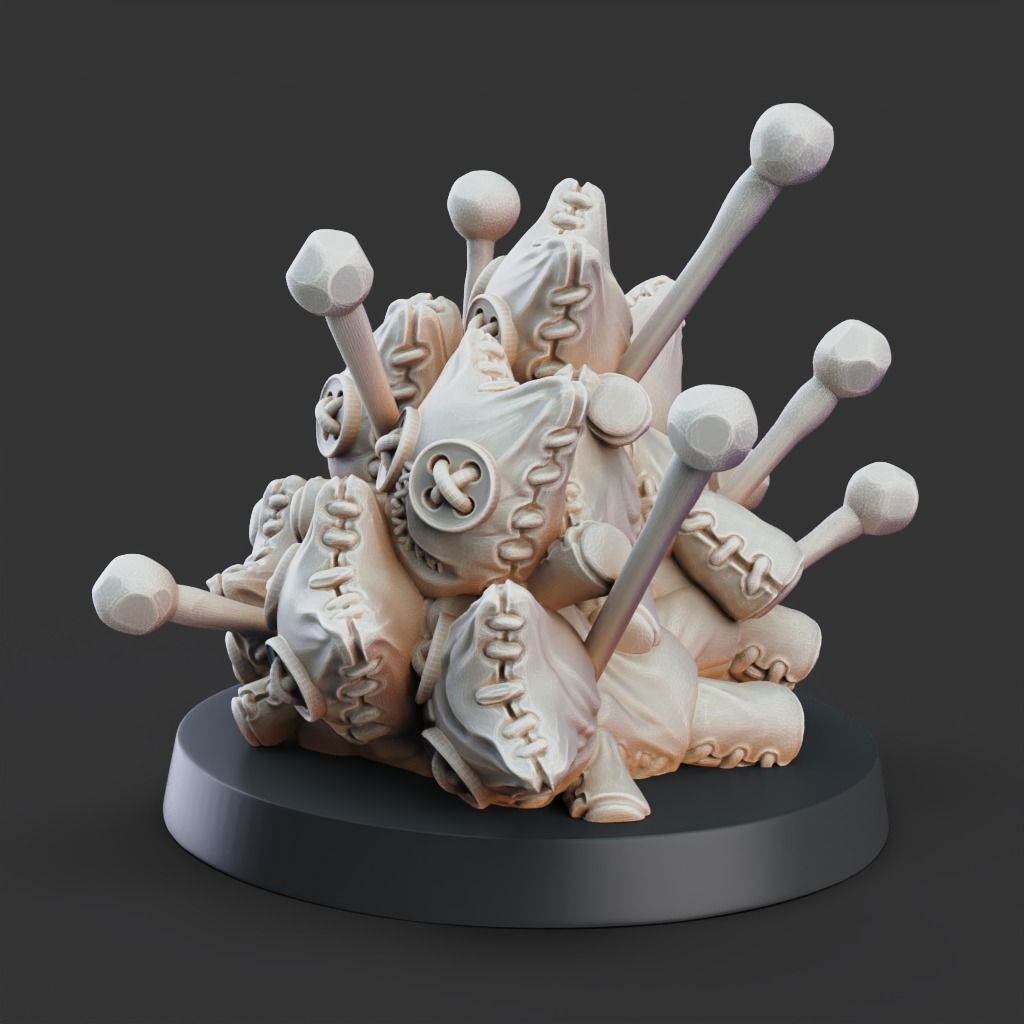 Doll Pile - 3D Printable TTRPG - PRESUPPORTED - 32mm Scale 3D print model_5