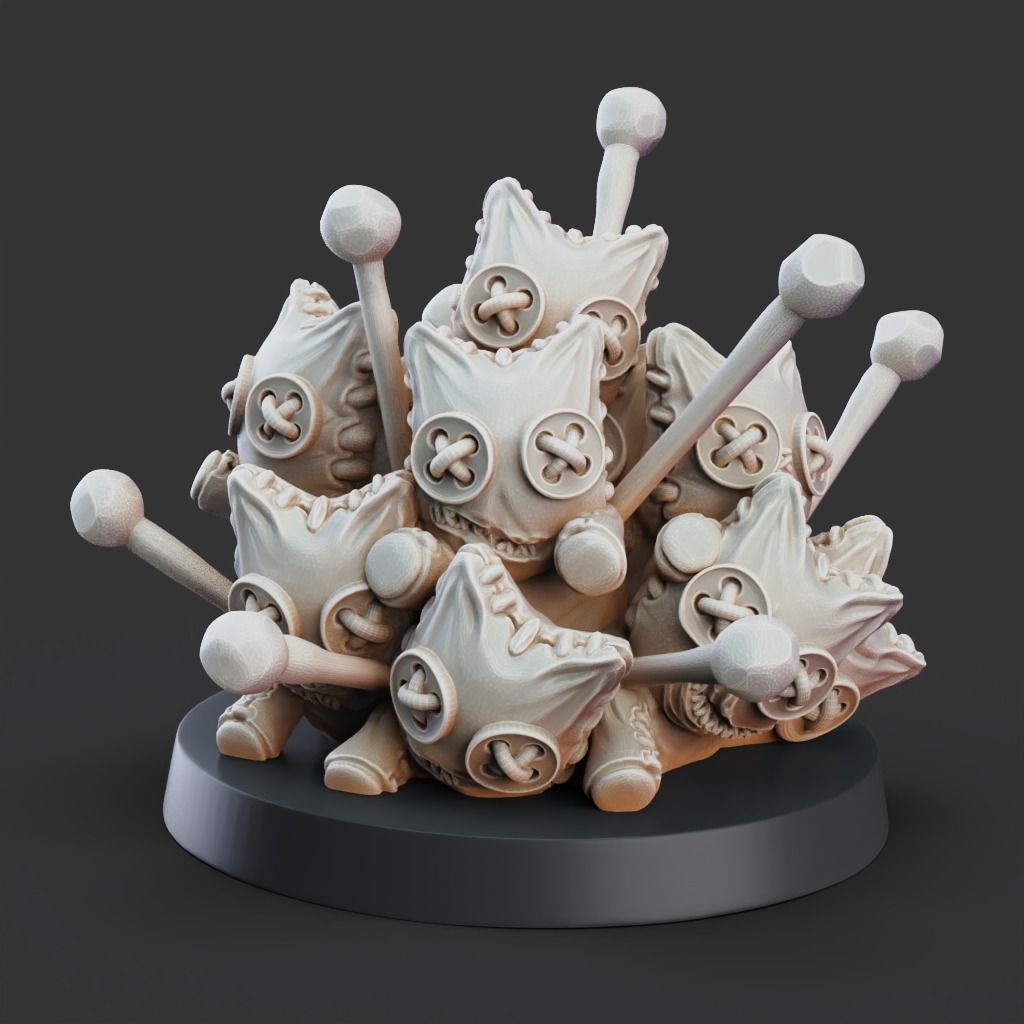 Doll Pile - 3D Printable TTRPG - PRESUPPORTED - 32mm Scale 3D print model_6