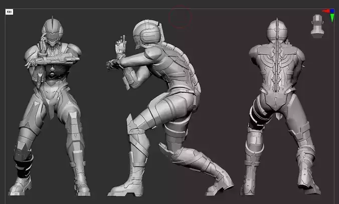 Ultraman B Type Ready to print 3D print model
