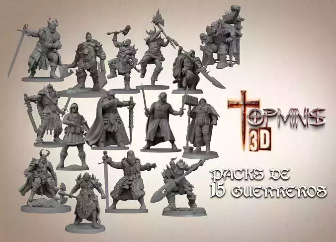 WARRIORS 3D print model