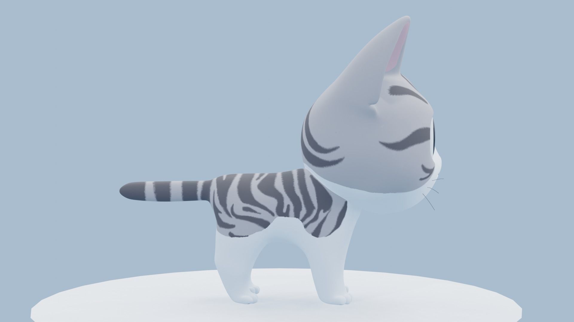 Chi 3D Model Low-poly 3D model_2