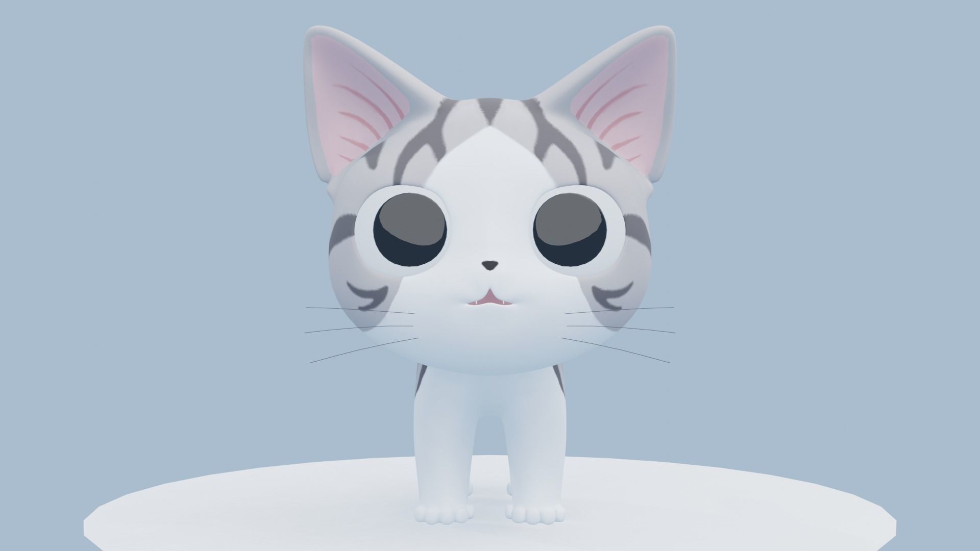 Chi 3D Model Low-poly 3D model_1