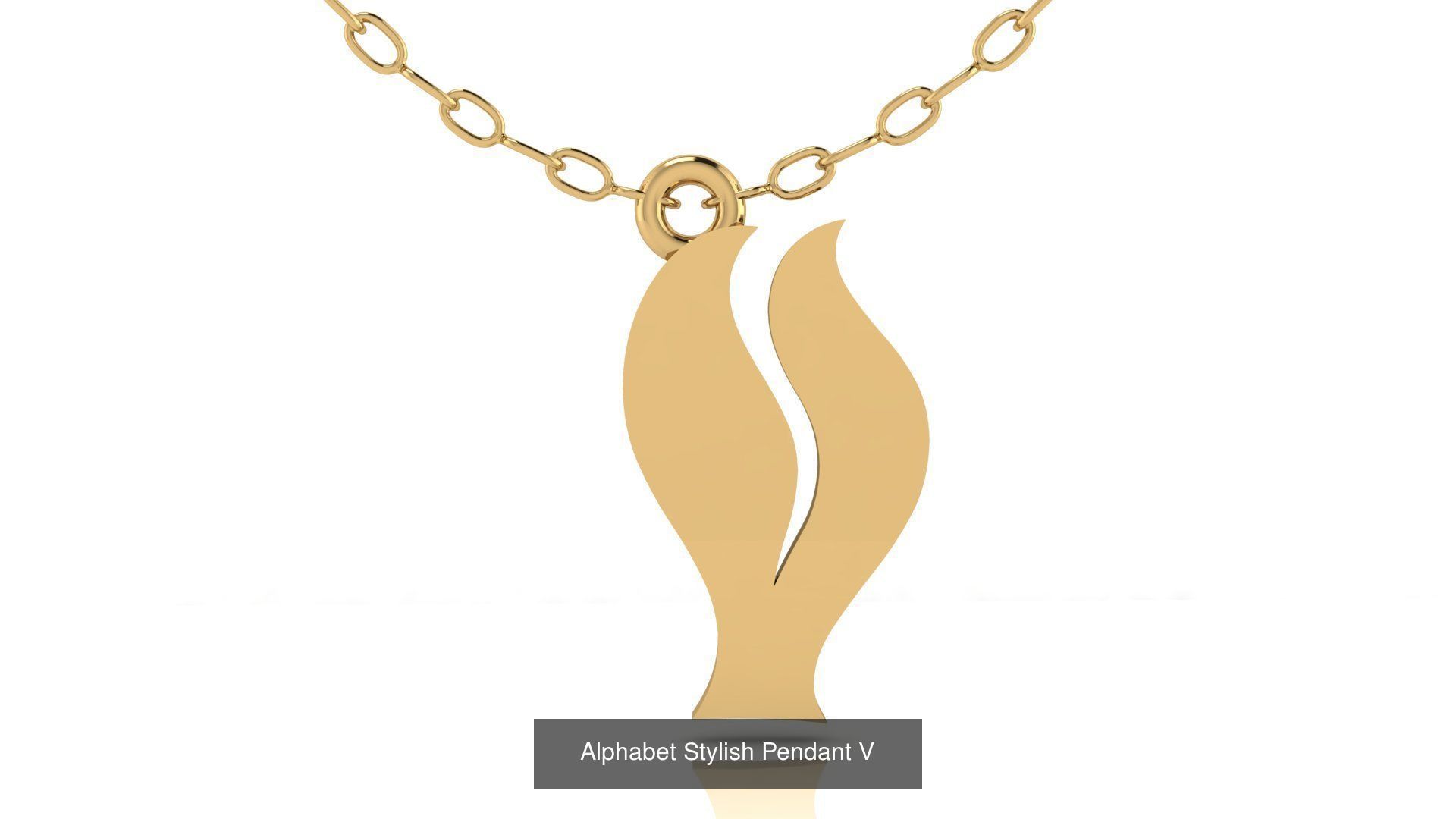 Alphabet Stylish Pendant Collection  _24