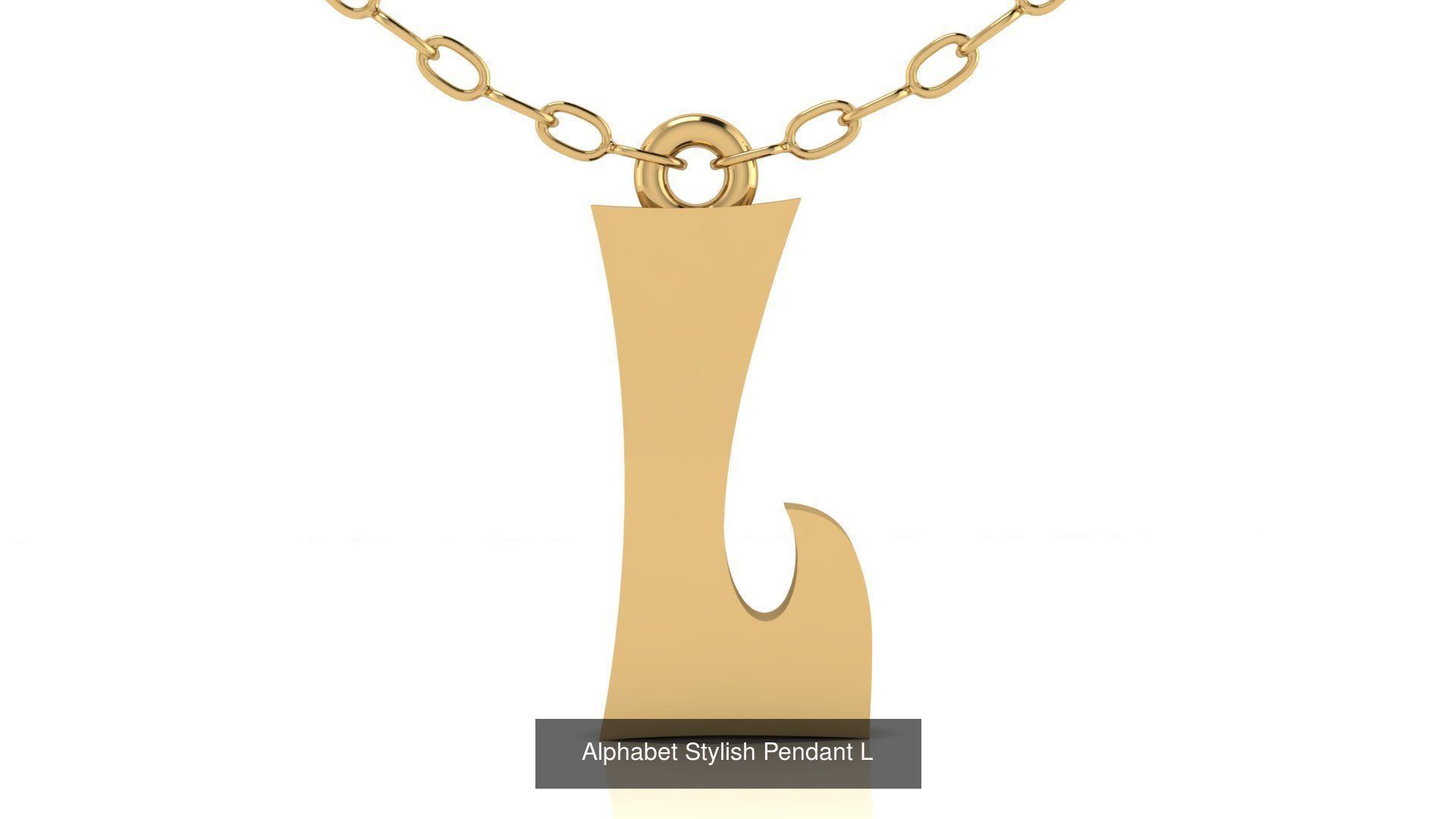Alphabet Stylish Pendant Collection  _14