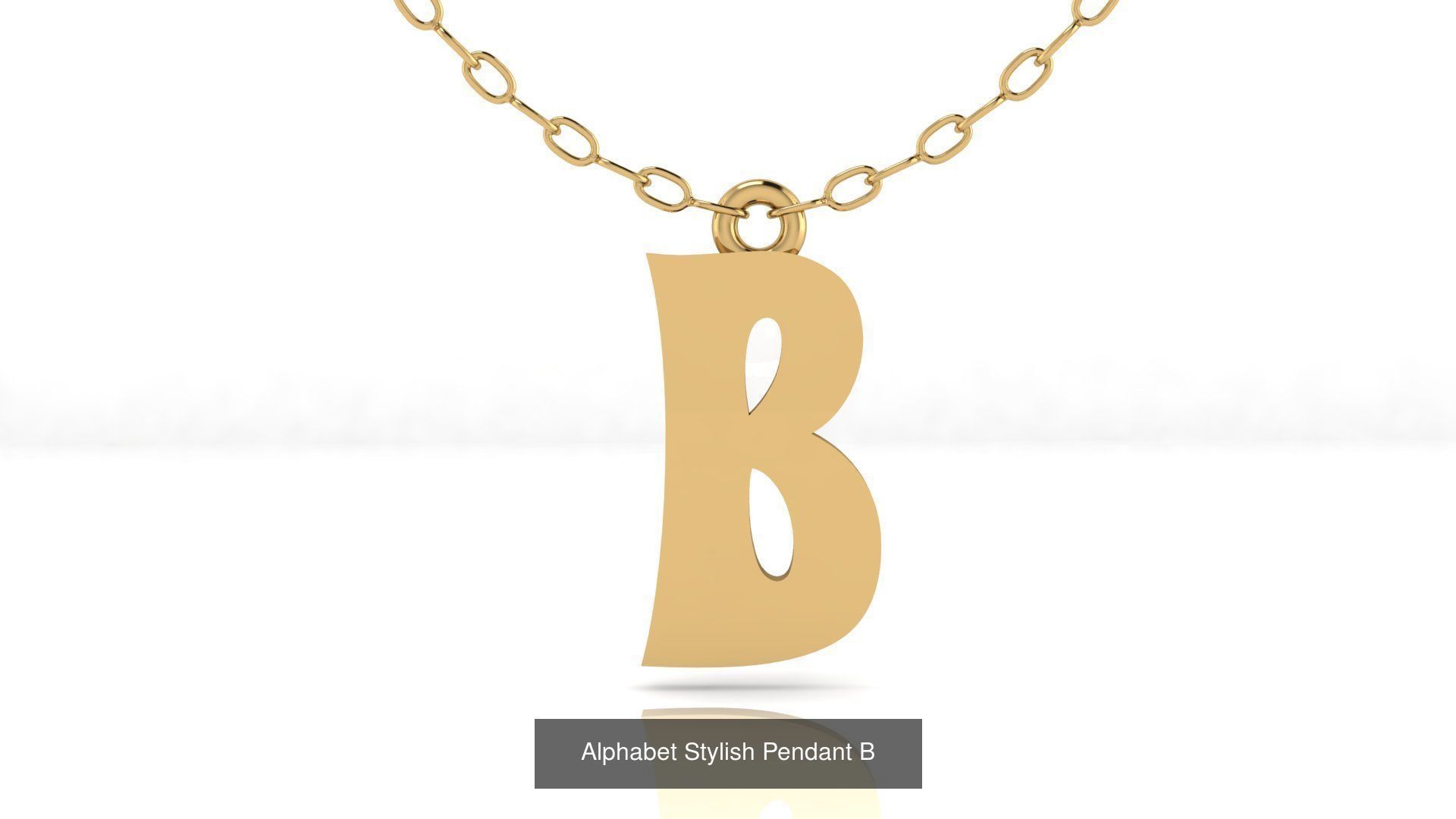 Alphabet Stylish Pendant Collection  _4