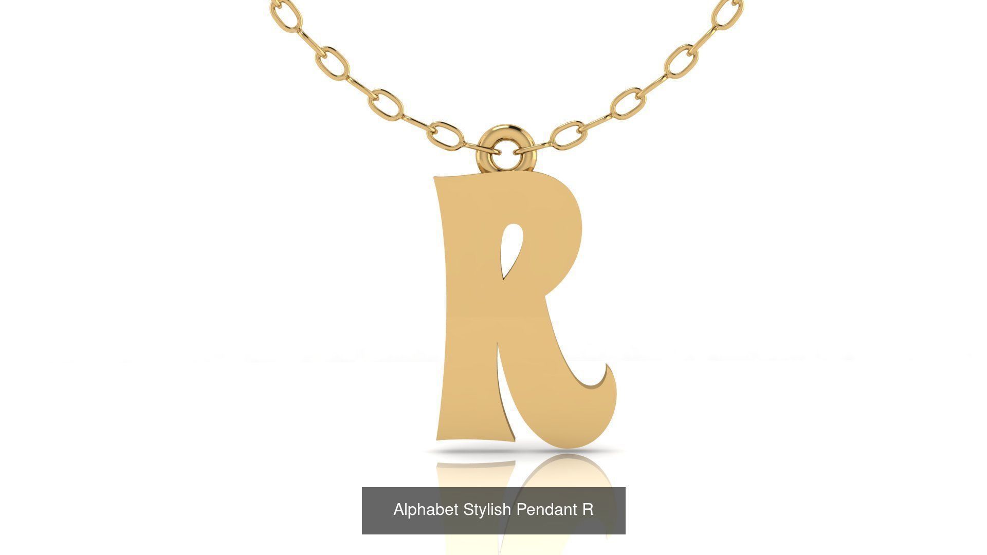 Alphabet Stylish Pendant Collection  _20