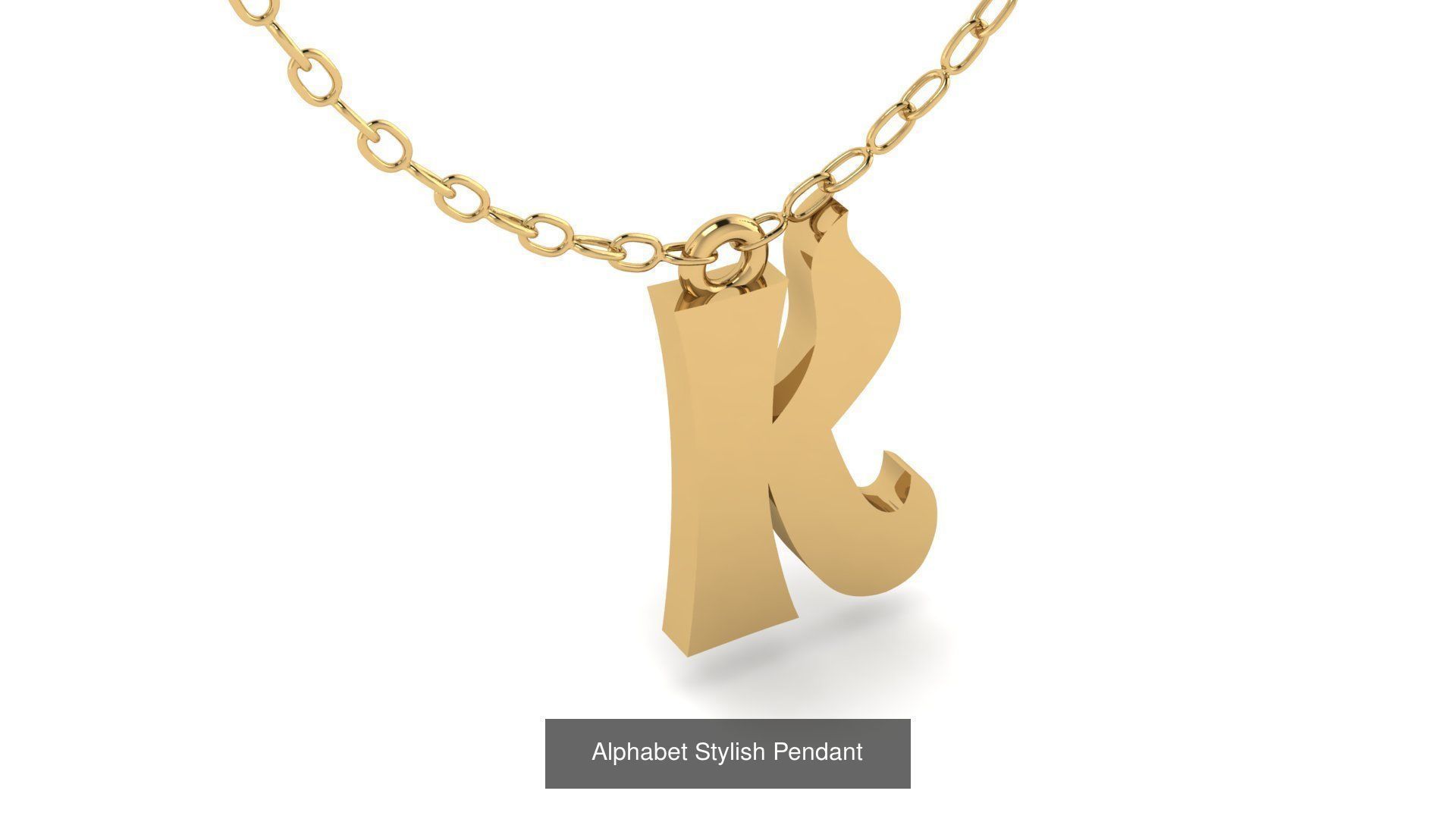 Alphabet Stylish Pendant Collection  _13