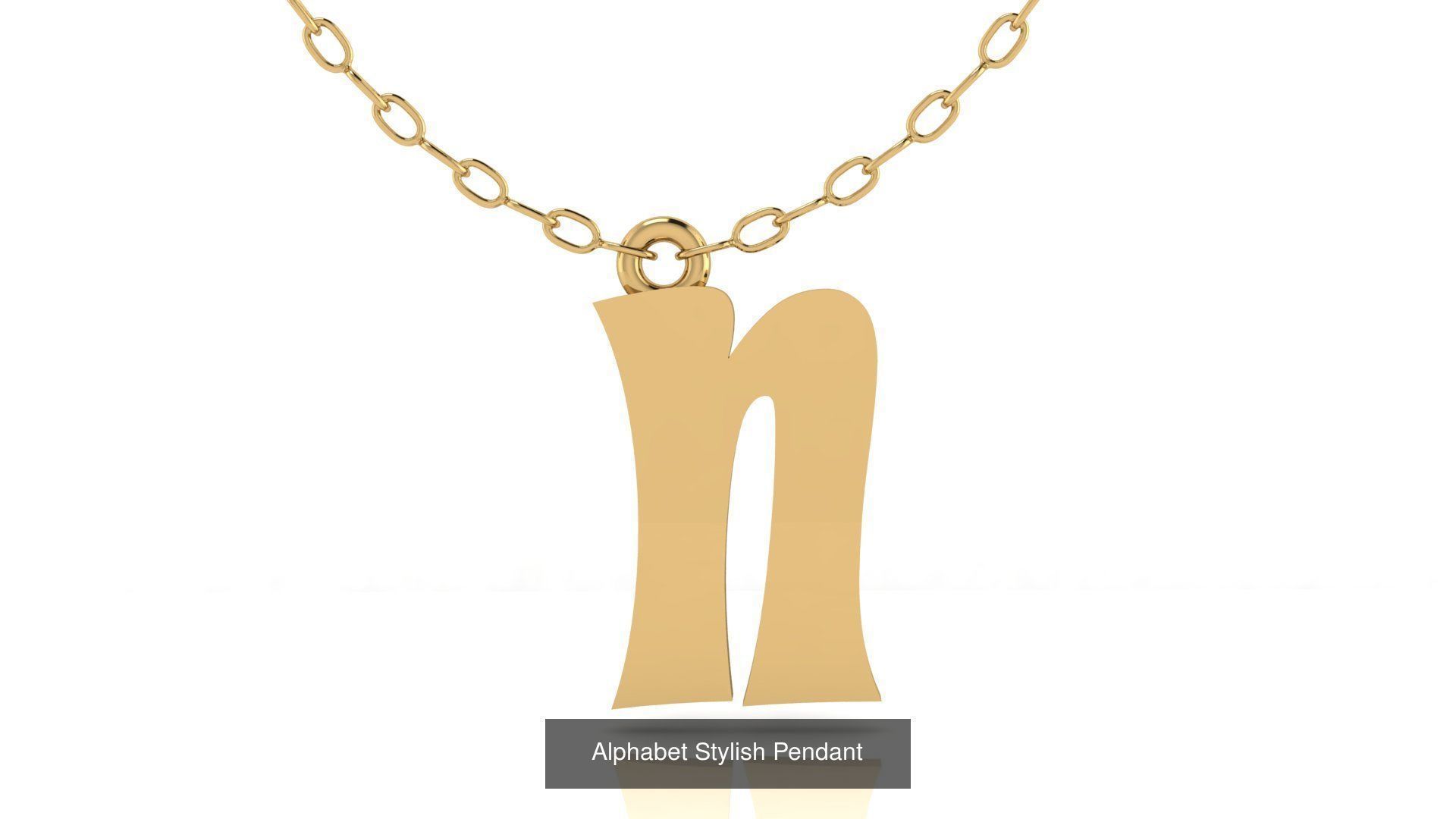Alphabet Stylish Pendant Collection  _16