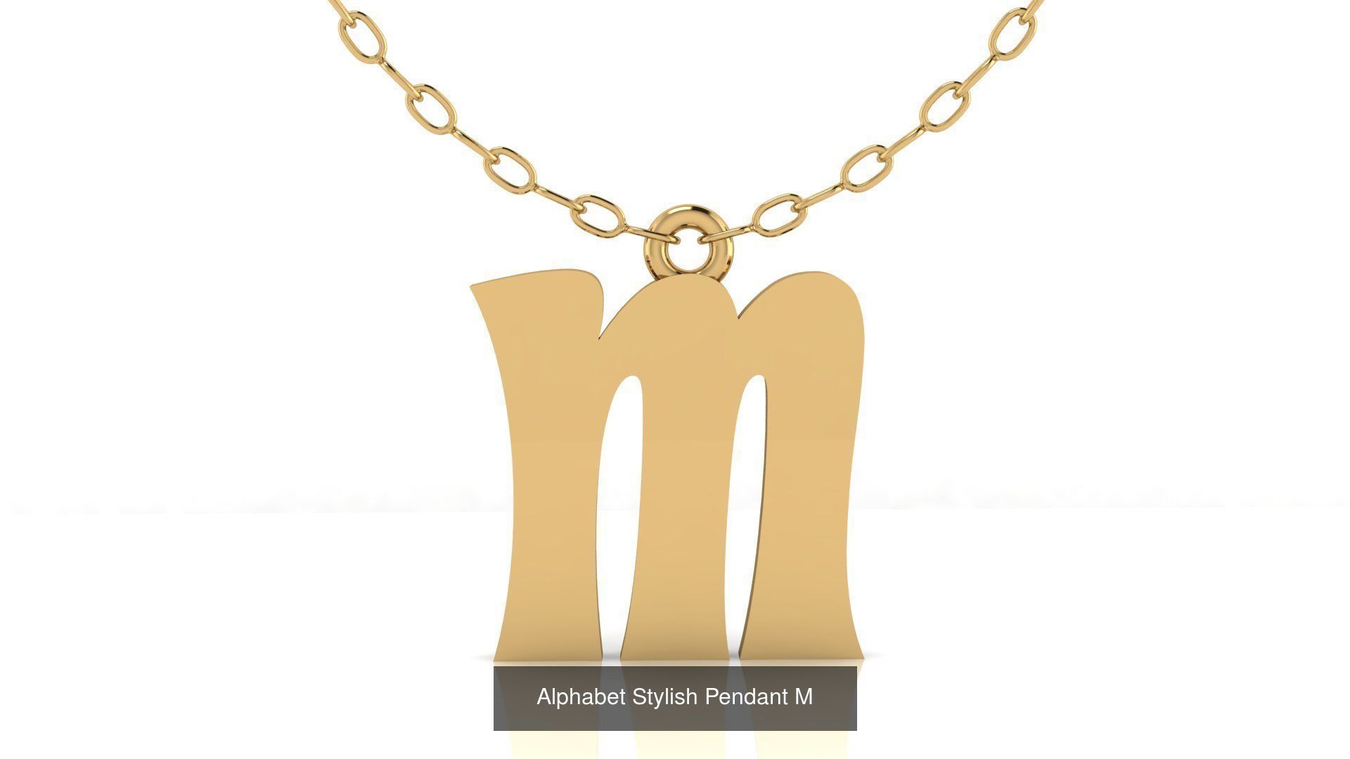 Alphabet Stylish Pendant Collection  _15