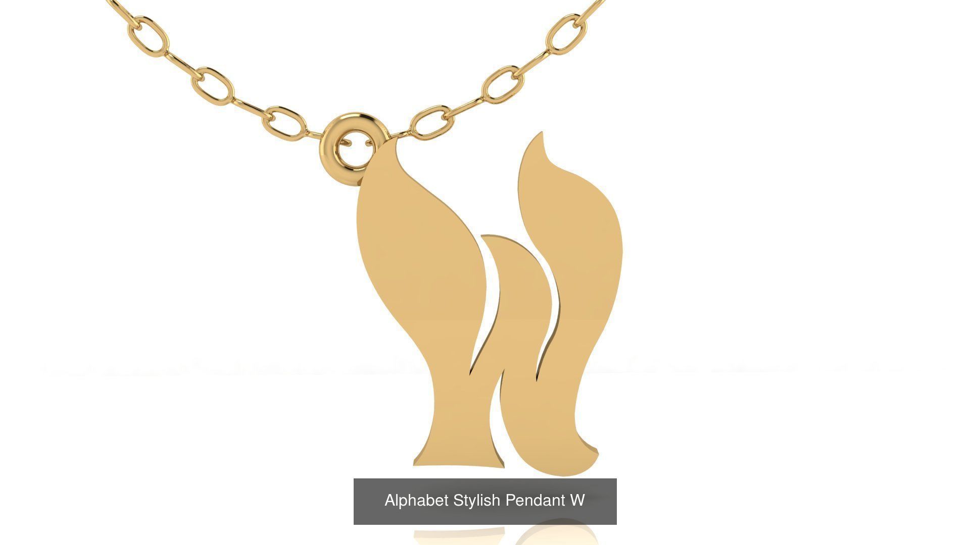 Alphabet Stylish Pendant Collection  _25