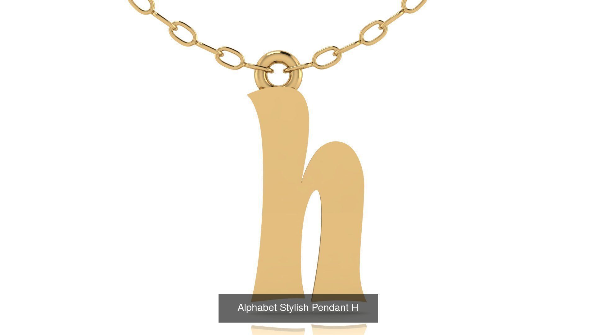 Alphabet Stylish Pendant Collection  _10