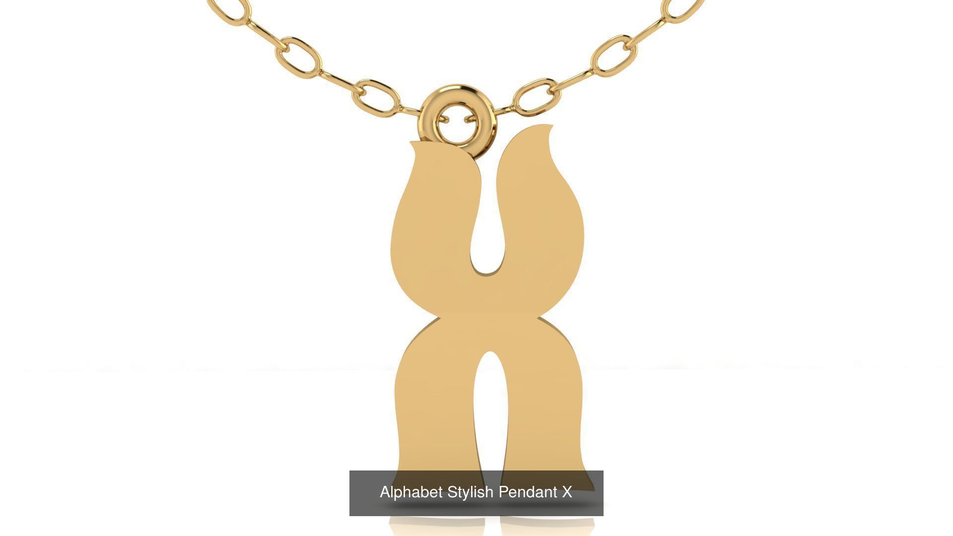 Alphabet Stylish Pendant Collection  _26