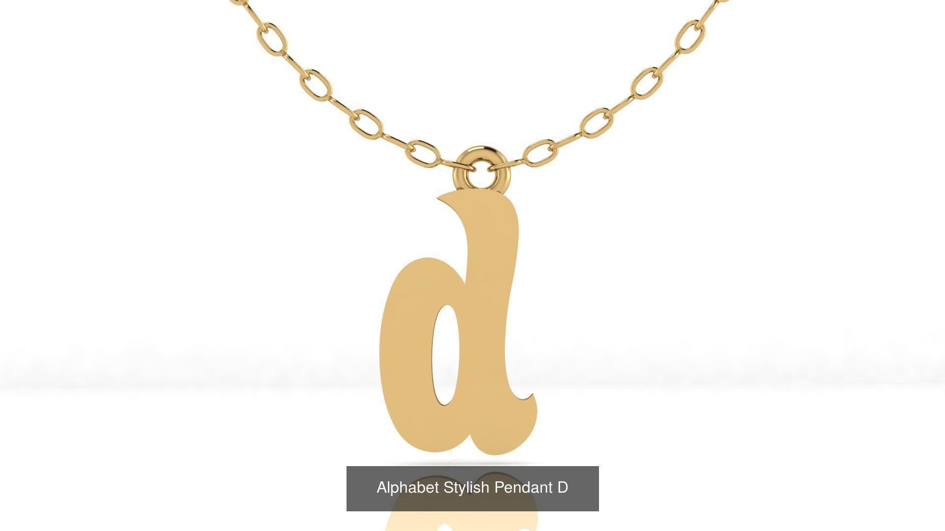 Alphabet Stylish Pendant Collection  _6