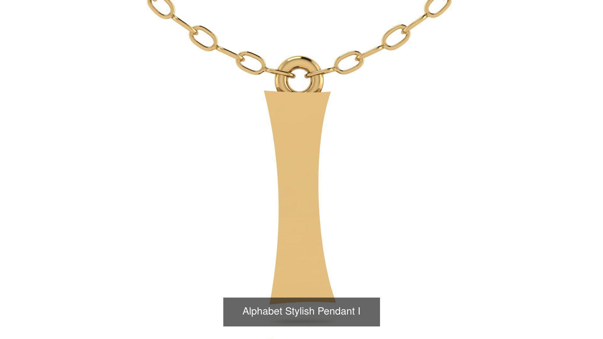 Alphabet Stylish Pendant Collection  _11