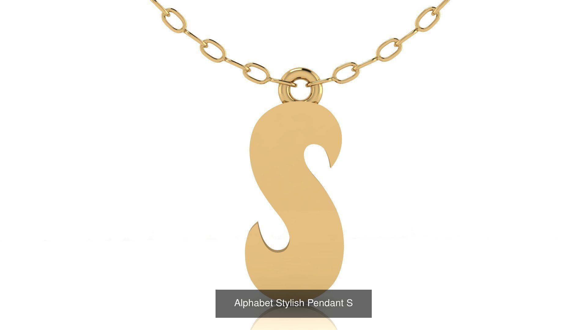 Alphabet Stylish Pendant Collection  _21