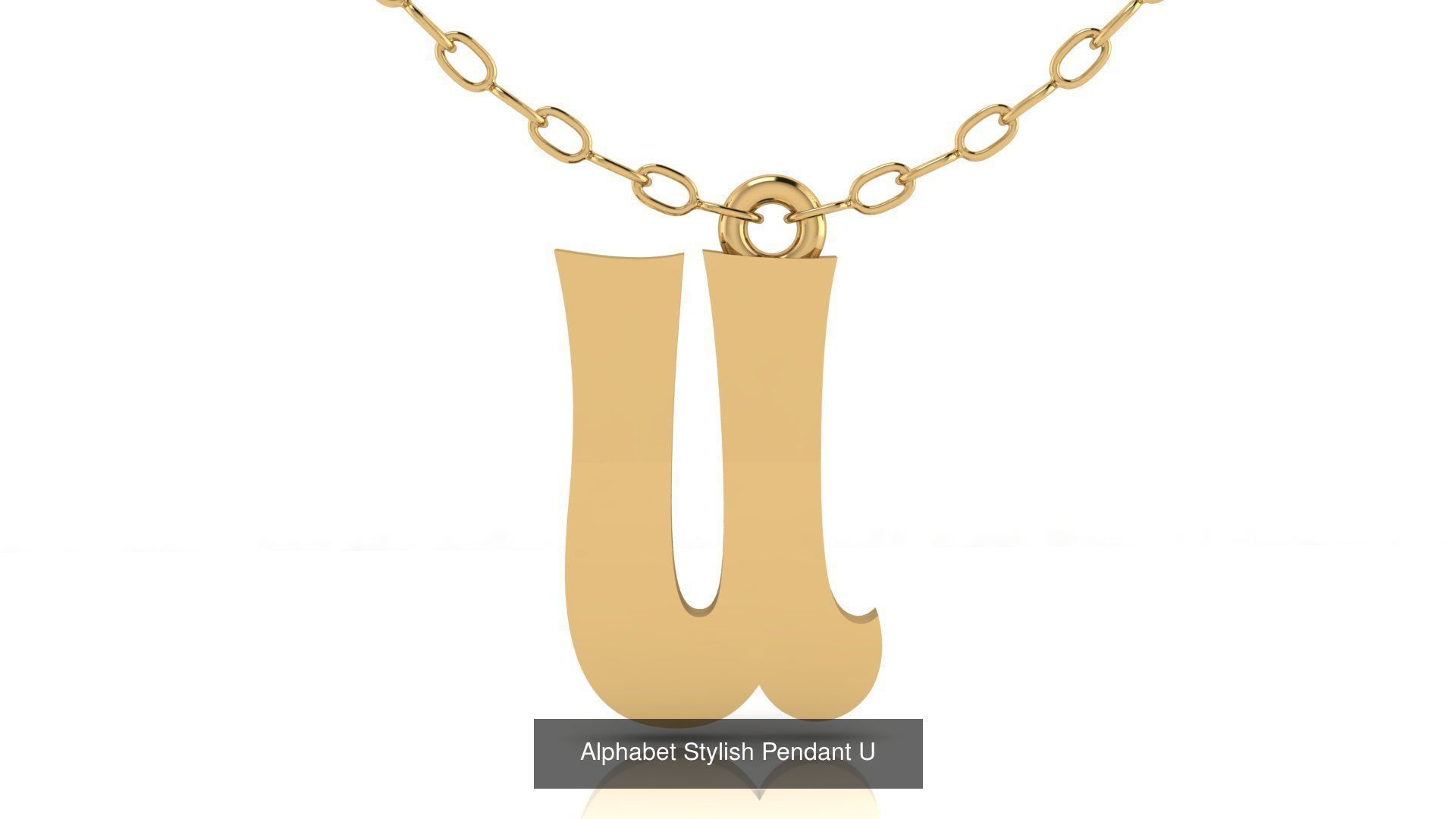 Alphabet Stylish Pendant Collection  _23