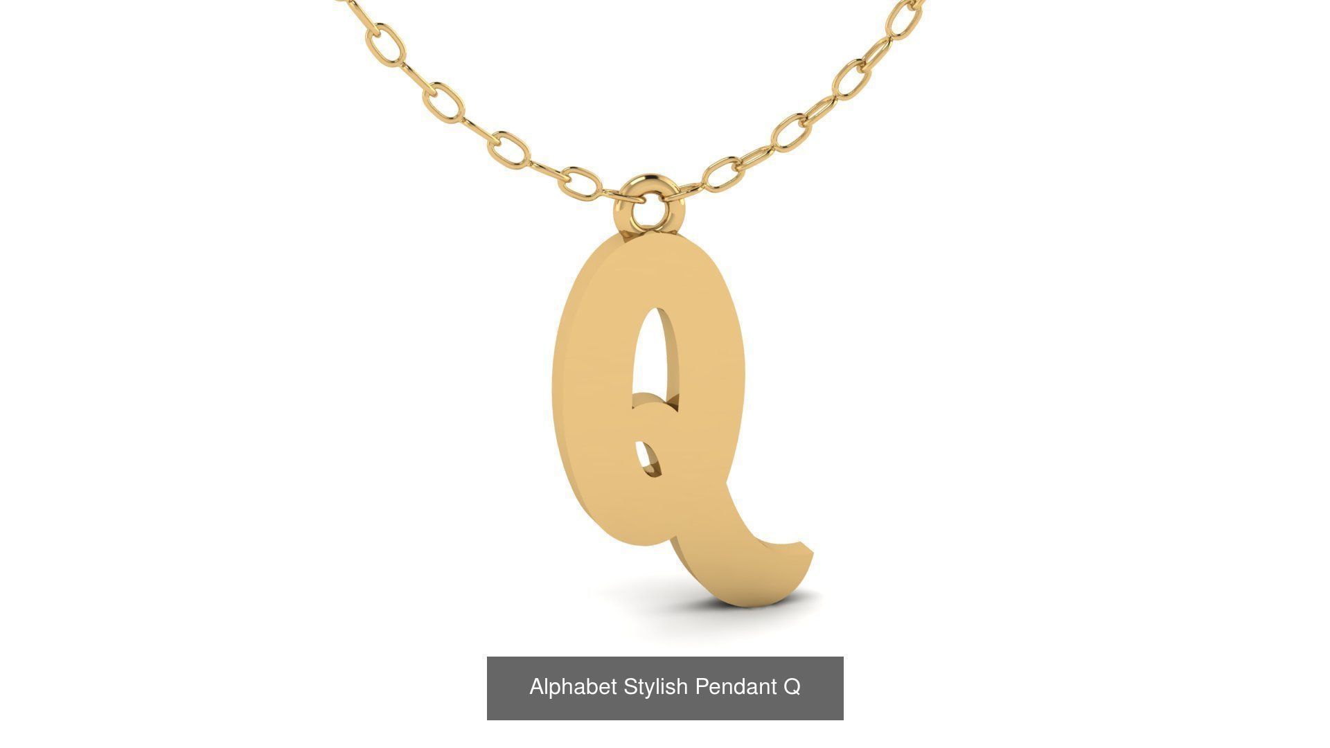 Alphabet Stylish Pendant Collection  _19
