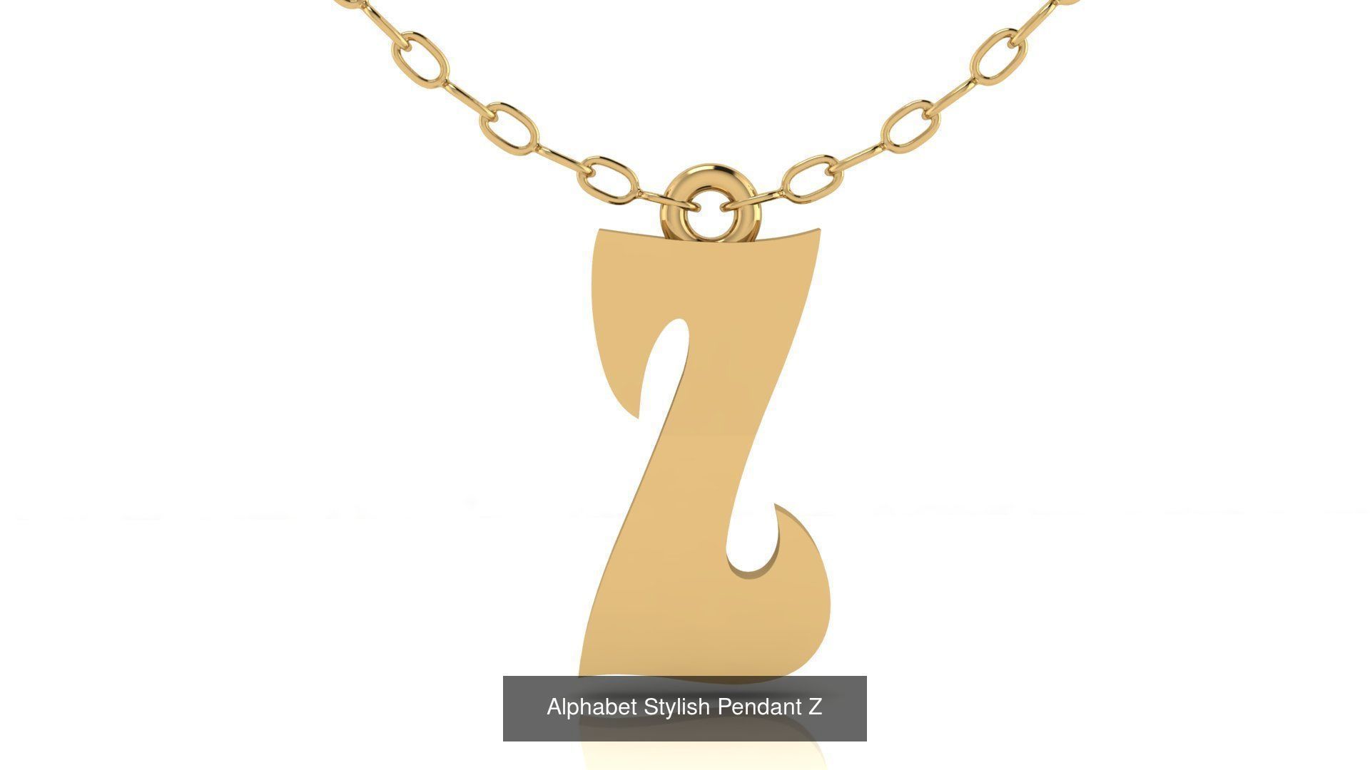 Alphabet Stylish Pendant Collection  _28