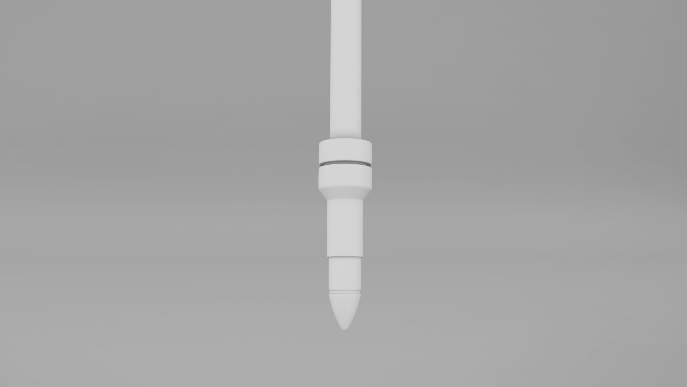 Beach Parasol Low-poly 3D model_20