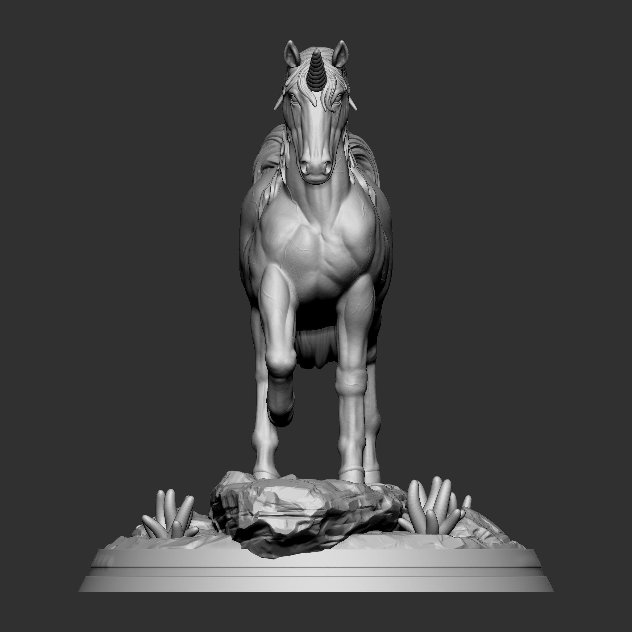 UNICORN 3D print model_3