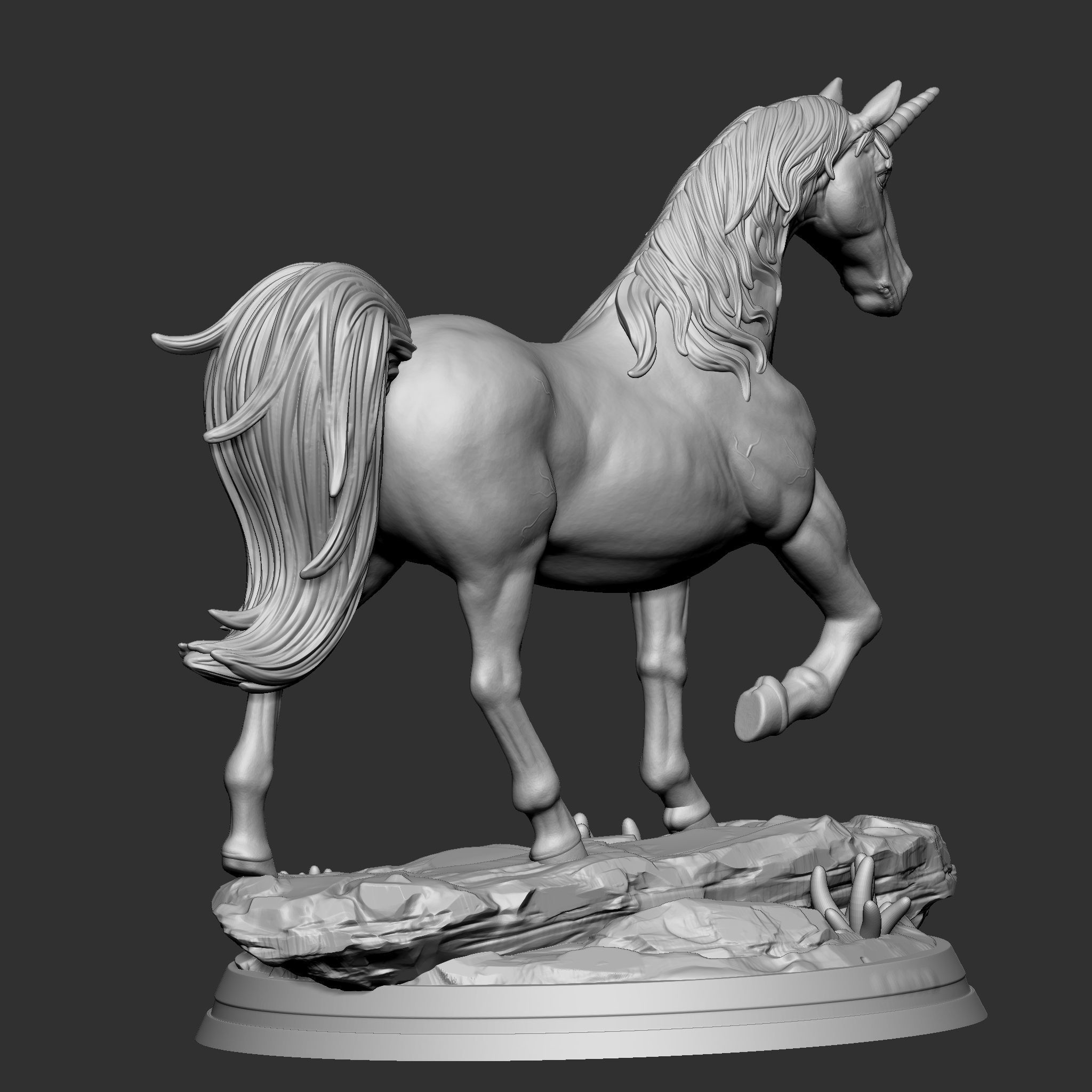 UNICORN 3D print model_9