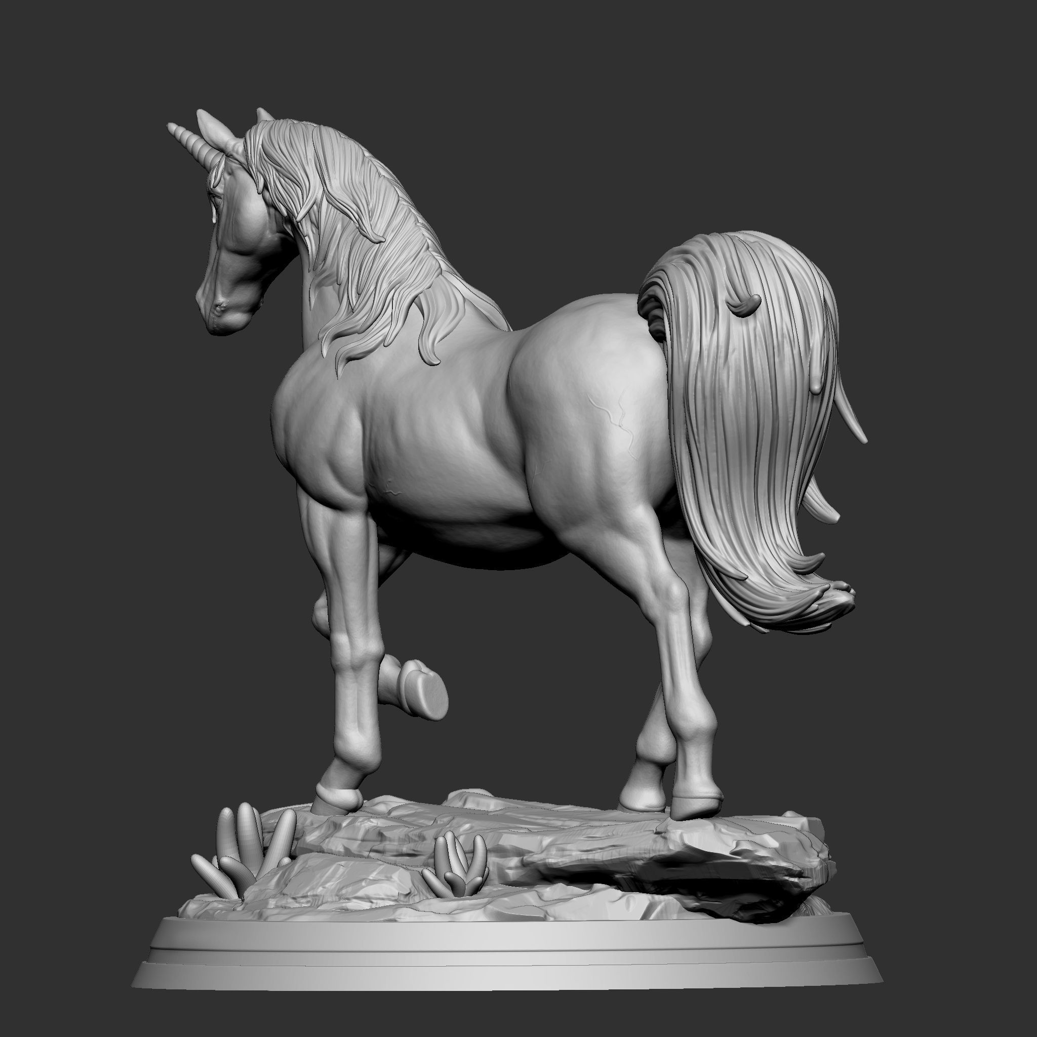UNICORN 3D print model_7