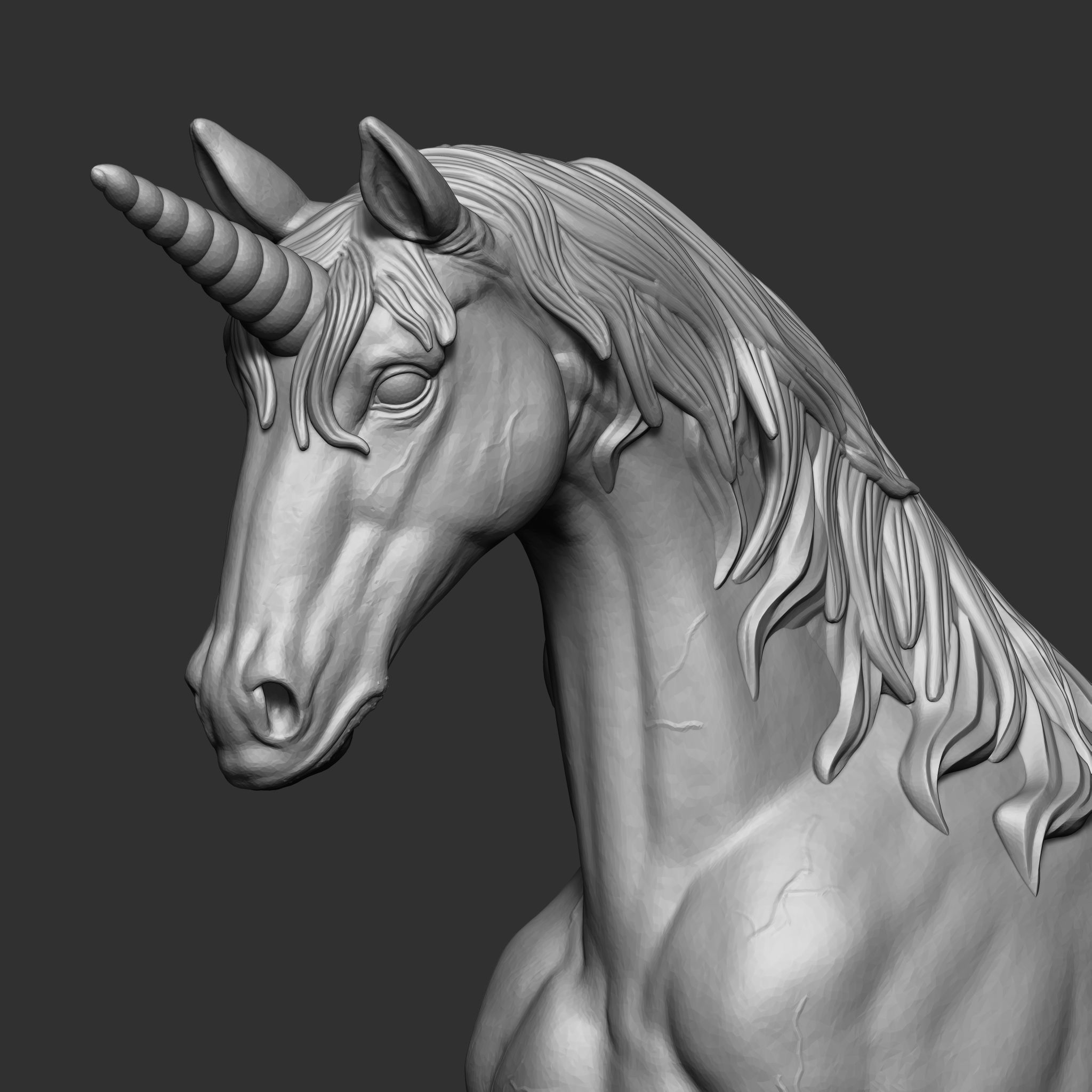 UNICORN 3D print model_5