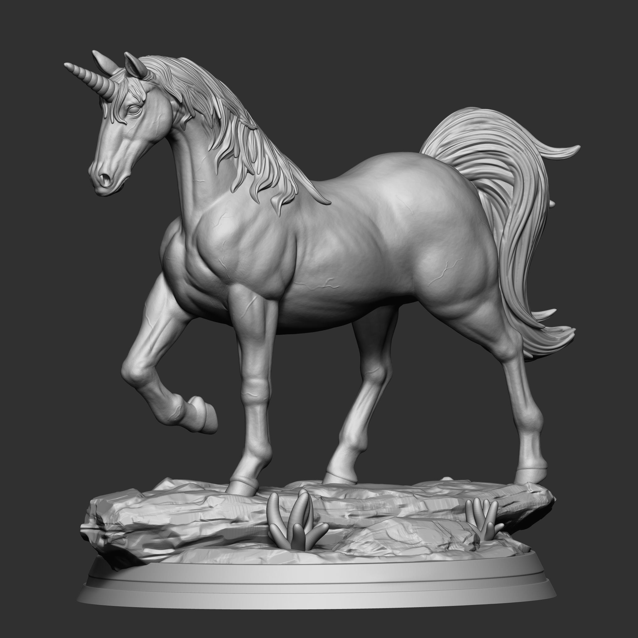 UNICORN 3D print model_1