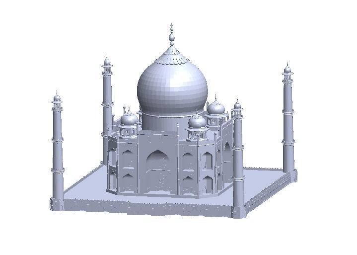 Taj Mahal 3D print model_1