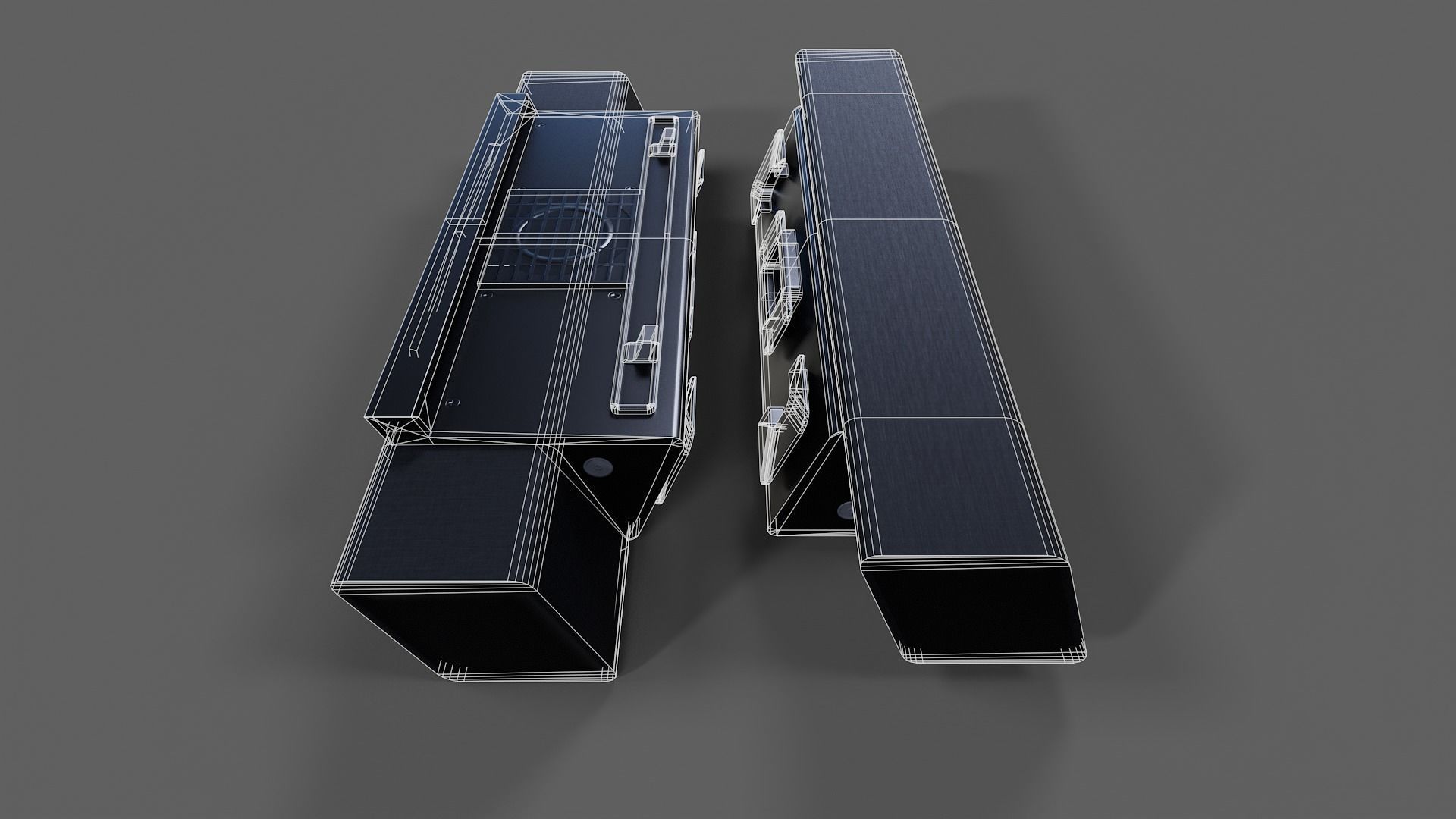 Sound Bar - Low Poly Low-poly 3D model_18