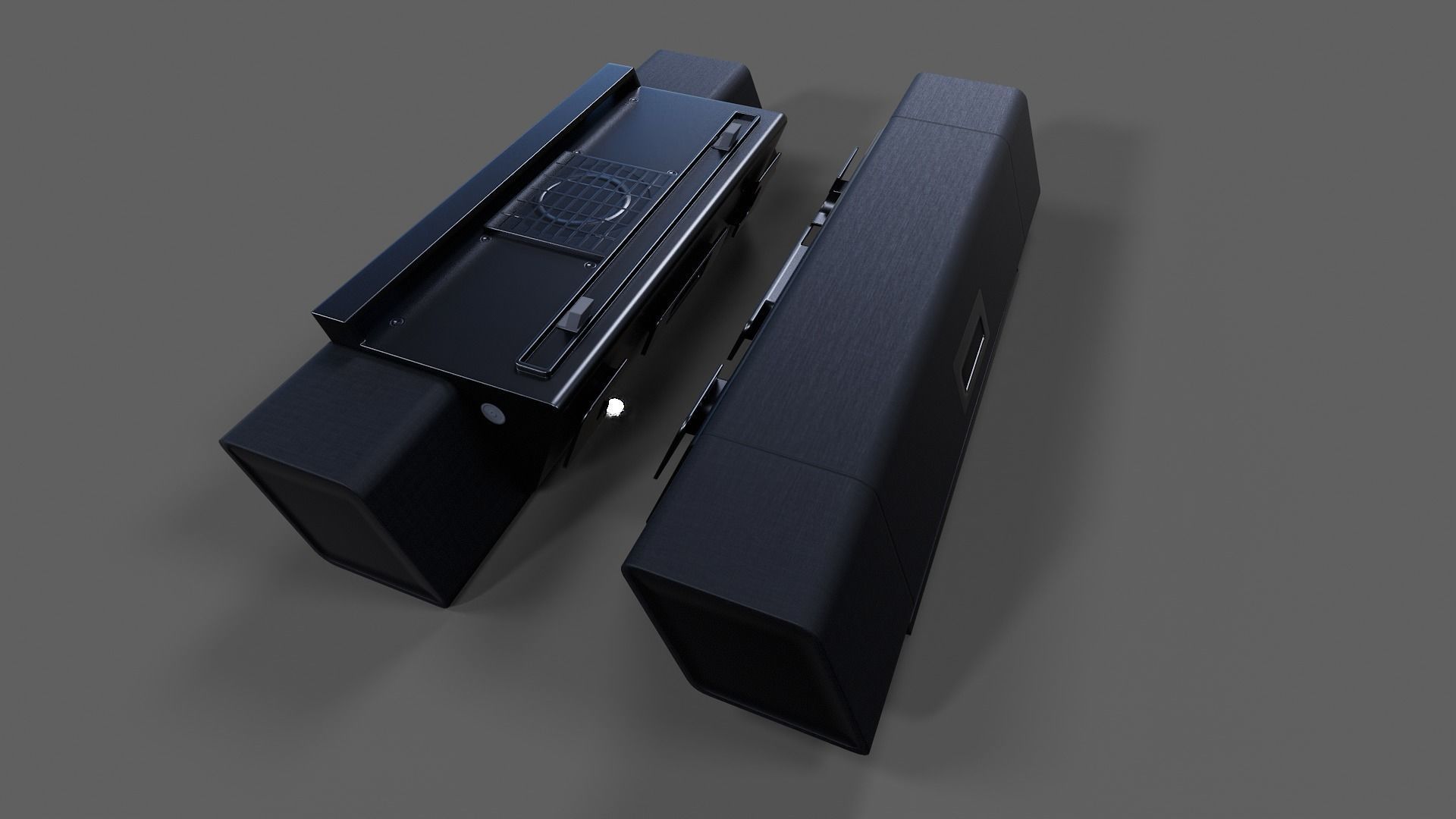 Sound Bar - Low Poly Low-poly 3D model_3
