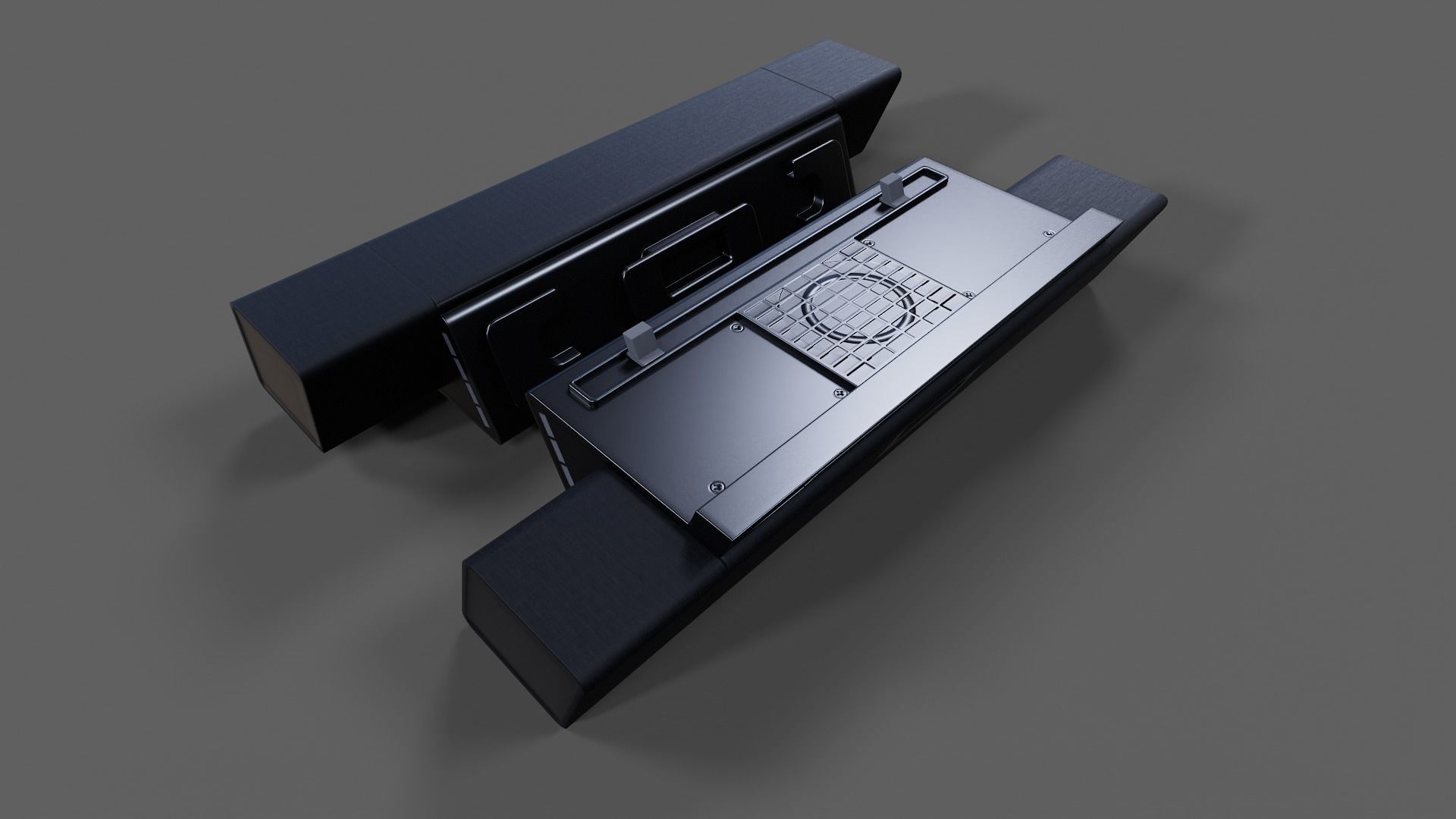 Sound Bar - Low Poly Low-poly 3D model_10