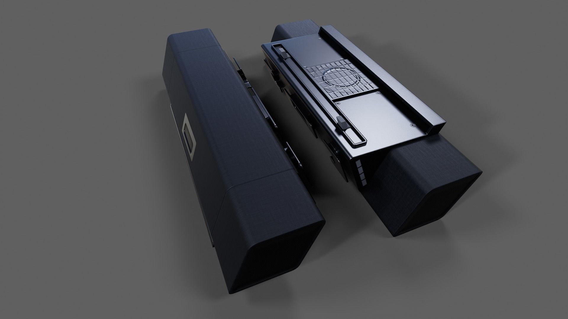 Sound Bar - Low Poly Low-poly 3D model_13