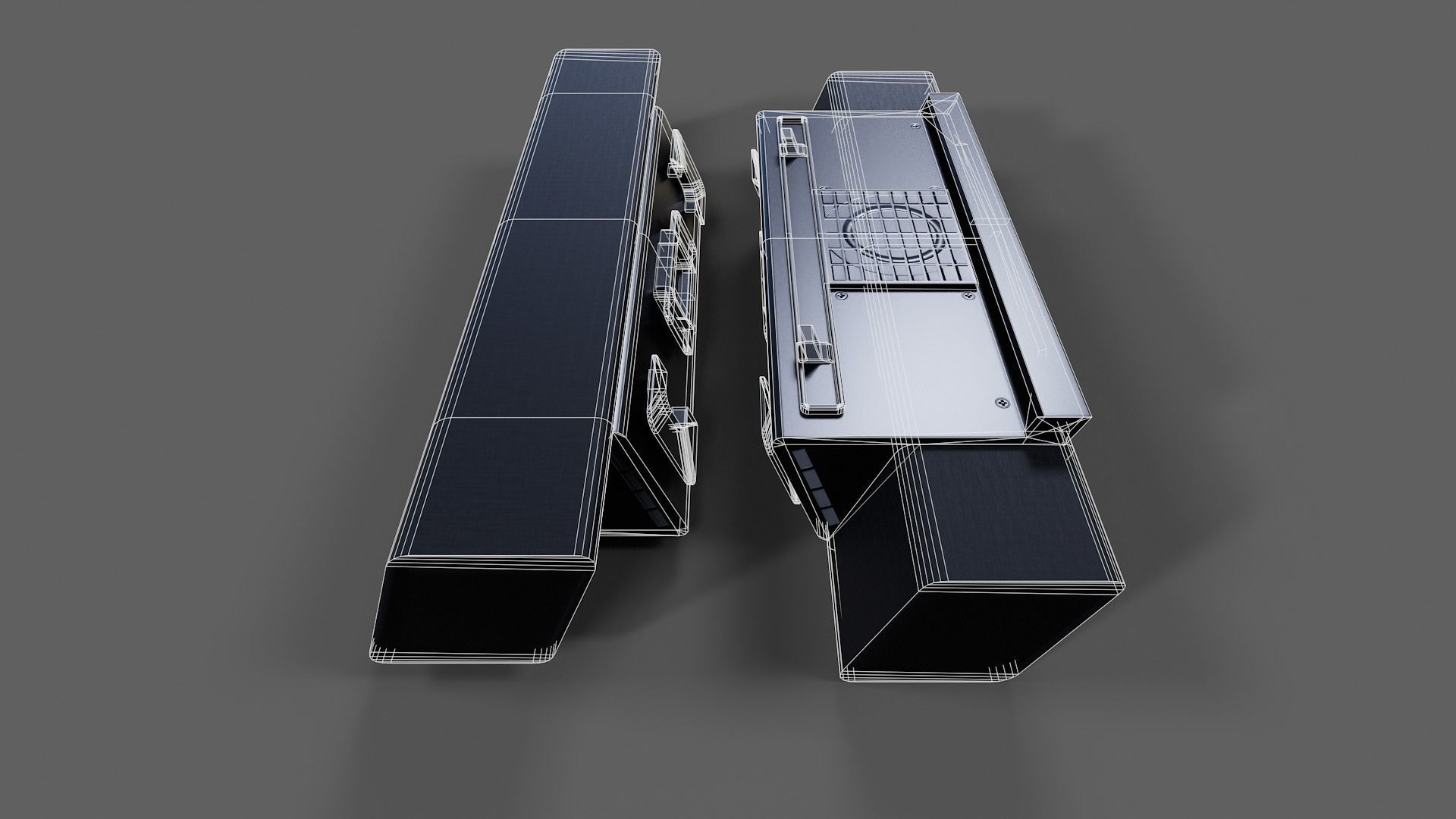 Sound Bar - Low Poly Low-poly 3D model_22